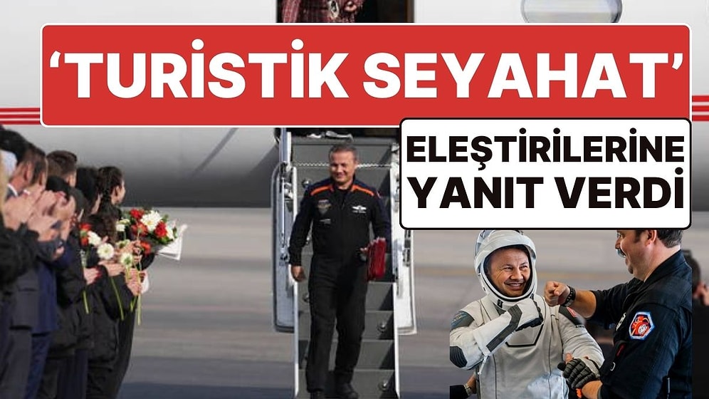 İlk Türk Astronot Alper Gezeravcı'dan 'Turistik Seyahat' Eleştirilerine Yanıt: "Gönlüm Rahat"