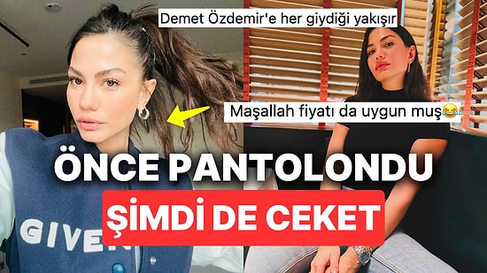 Demet Özdemir'in Ceketinin Fiyatı Sizi Boş Duvara Karşı Uzun Bir Seyahate Çıkartacak