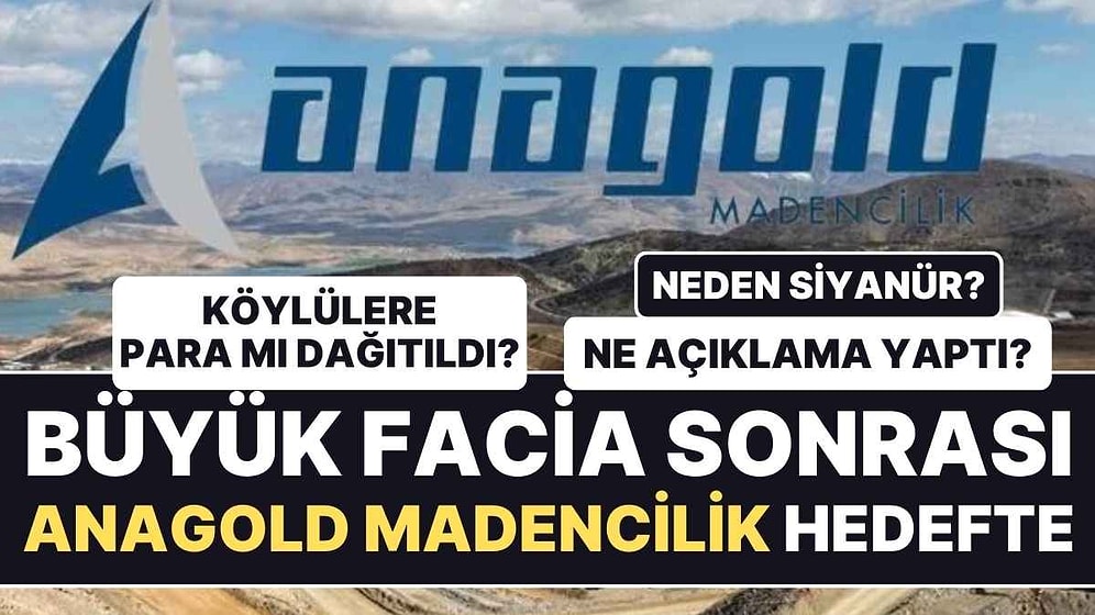 Erzincan'daki Büyük Maden Faciası Sonrası Anagold Madencilik Hedefte!