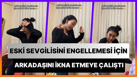 Arkadaşının Taklidini Yaparak Eski Sevgilisini Instagram'dan Engellemesi İçin Güzel Güzel Uyaran Kadın