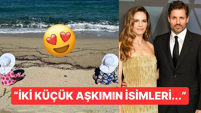 48 Yaşında İkiz Bebeklere Hamile Kalan Oyuncu Hilary Swank Çocuklarının Adını Sevgililer Gününde Açıkladı