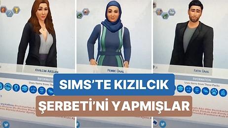 Yok Canım Ne Takıntısı! Bir Kızılcık Şerbeti Fanı Sims'de Kızılcık Şerbeti Karakterlerini Oluşturdu