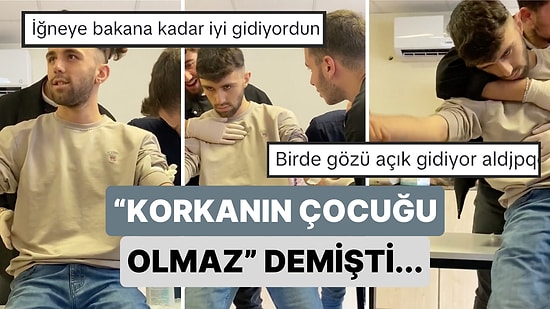 Damar Yolu Açılırken Bir Cesaretle "Korkanın Çocuğu Olmaz" Dedikten Sonra Yavaş Yavaş Ortamı Terk Eden Genç