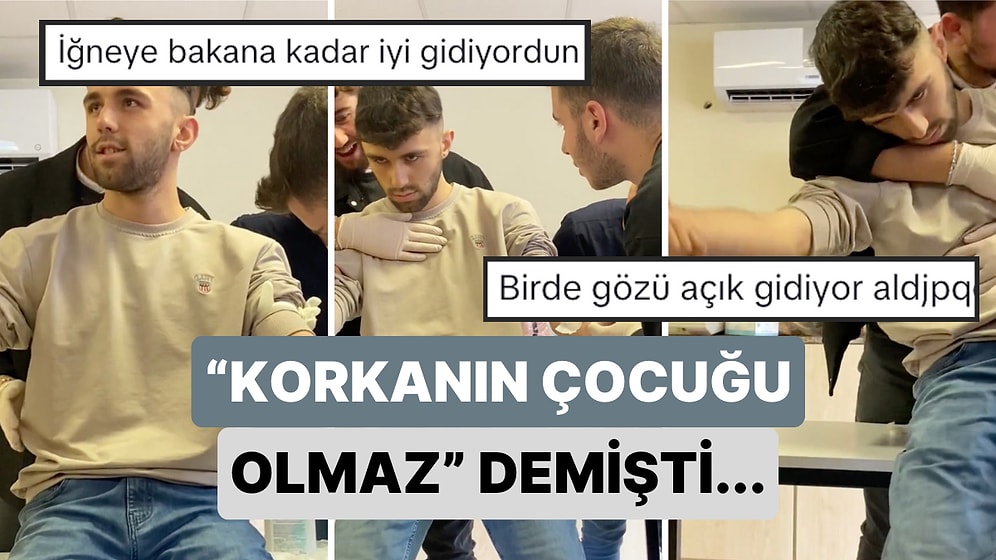 Damar Yolu Açılırken Bir Cesaretle "Korkanın Çocuğu Olmaz" Dedikten Sonra Yavaş Yavaş Ortamı Terk Eden Genç