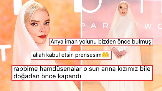 Anya Taylor-Joy Dune 2 Filminin Galasına Katıldığı Kombinle "Kızılcık Şerbeti Sürpriz Konuk Oyuncu" Dedirtti