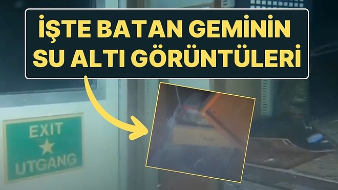 Marmara Denizi'nde Batan Batuhan A Gemisinin Su Altındaki Enkazından Görüntüler Paylaşıldı