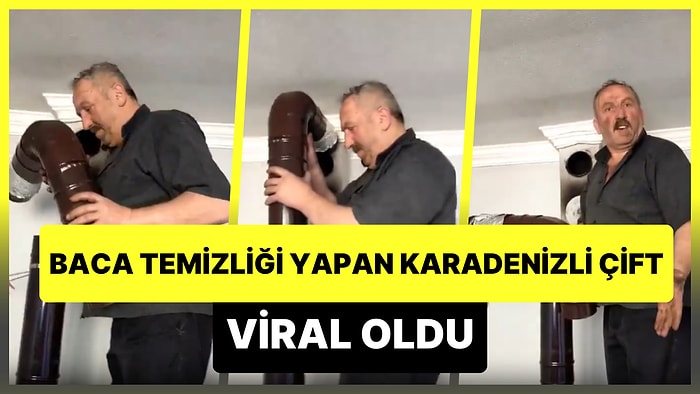 Baca Temizliği Yapan Karadenizli Çiftin Viral Olan Anları: 'Ula Taşı Ne Ettun Ahmet?'
