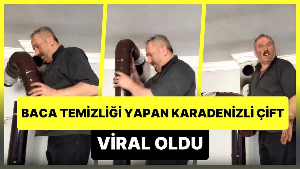 Baca Temizliği Yapan Karadenizli Çiftin Viral Olan Anları: 'Ula Taşı Ne Ettun Ahmet?'