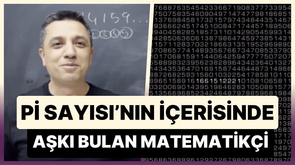 Matematiksel Romantizm: Son Matematik Bükücü Seyit Yalçın, Pi Sayısının İçerisinde 'Aşkı Buldu'