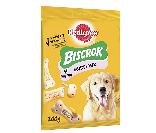 10. Pedigree Köpekler İçin Biscrok Ödül Bisküvisi, 200 Gr