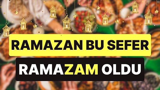 Ramazan Menüleri Küçüldü, Fiyatları Arttı: İftar Menülerinin Fiyatı İkiye Katlandı!