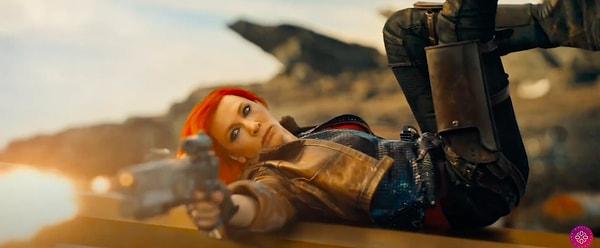 İki Oscar ödüllü oyuncu Cate Blanchett, filmde ateşli kızıl saç stili ve savaşa hazır kişiliğiyle kötü şöhretli kanun kaçağı Lilith rolünü canlandırıyor.