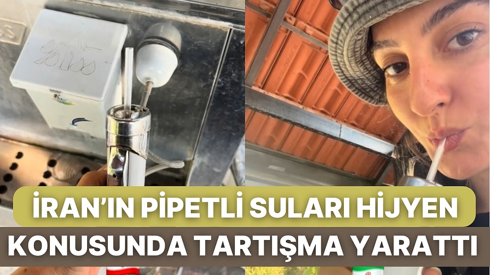 İran Sokaklarında Yer Alan Çeşmelerin Pipet Seçeneği Olması Hijyen Konusunda Tartışma Yarattı