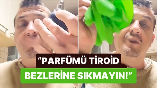 Boyna Sıkılan Parfümün Tiroid Hastalığına Neden Olduğunu İddia Eden Kullanıcının Açıklamaları Viral Oldu