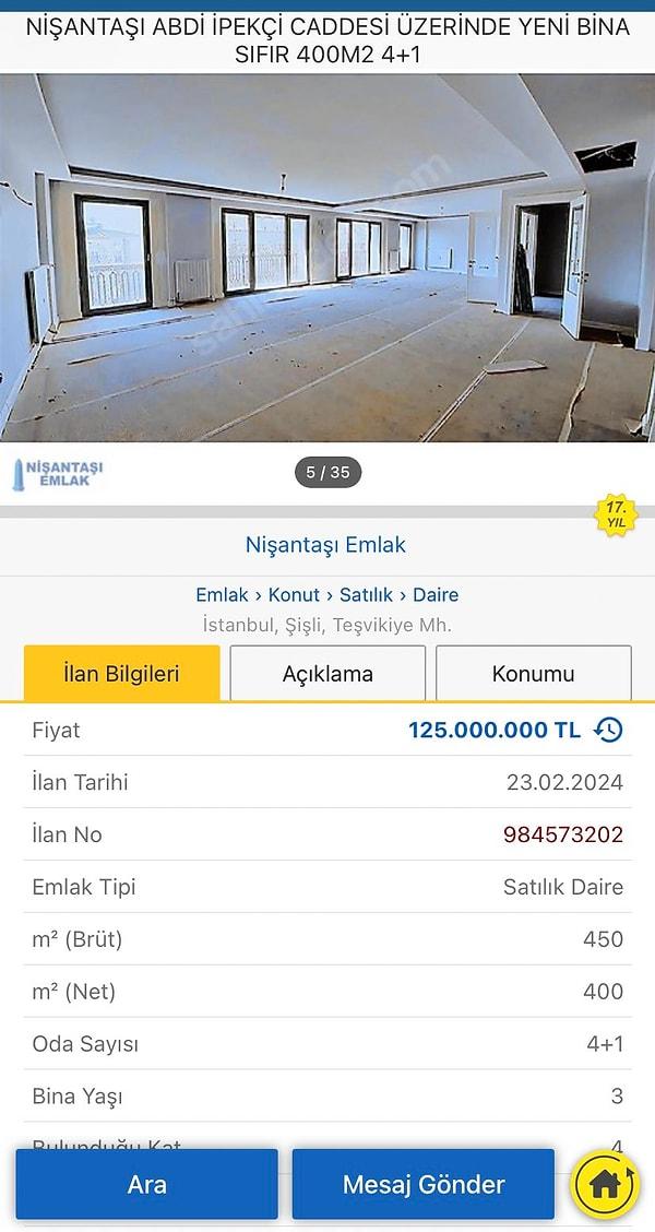 İşte asıl konu! Sosyal medya kullanıcılarının dikkatli araştırmaları ve ev satış sitelerinde gezinenler fark etti ki, Theron, lüks evini sattığı fiyata İstanbul Şişli'den 450 metrekarelik bir ev satın alamıyor.