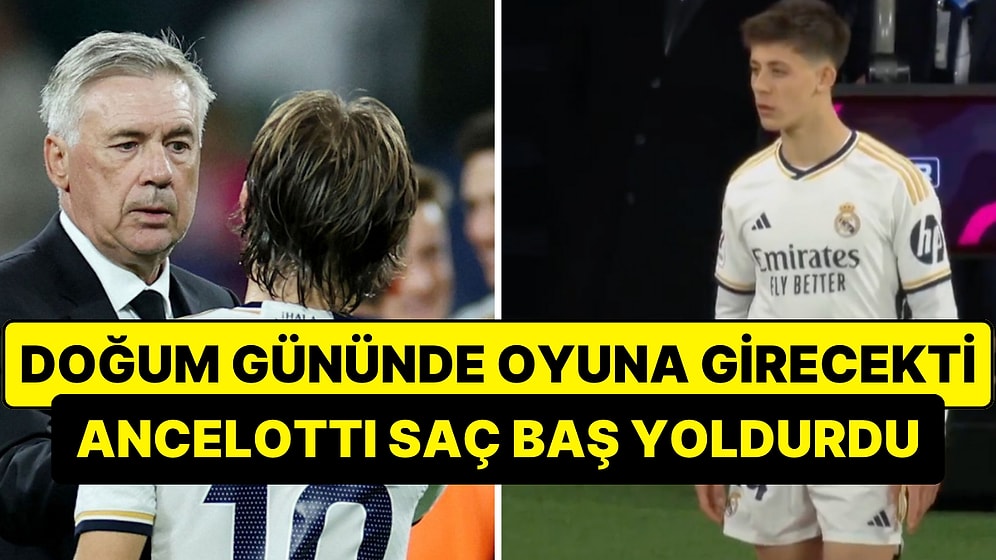 Arda Güler Oyuncu Değişikliği İçin Kenara Çağırıp Daha Sonra Oyuna Almayan Ancelotti Saç Baş Yoldurdu