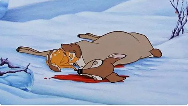 17. Bambi: Bambi'nin annesinin ölümü.