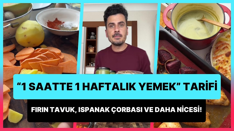 Onedio'nun Şefi Sercan Çam'dan '1 Saatte 1 Haftalık Yemek'te Bu Hafta: Fırın Tavuk, Patates Graten ve Niceleri