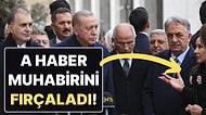 Cumhurbaşkanı Erdoğan A Haber Muhabirini Fırçaladı: "Rüya Kendine Gel..."