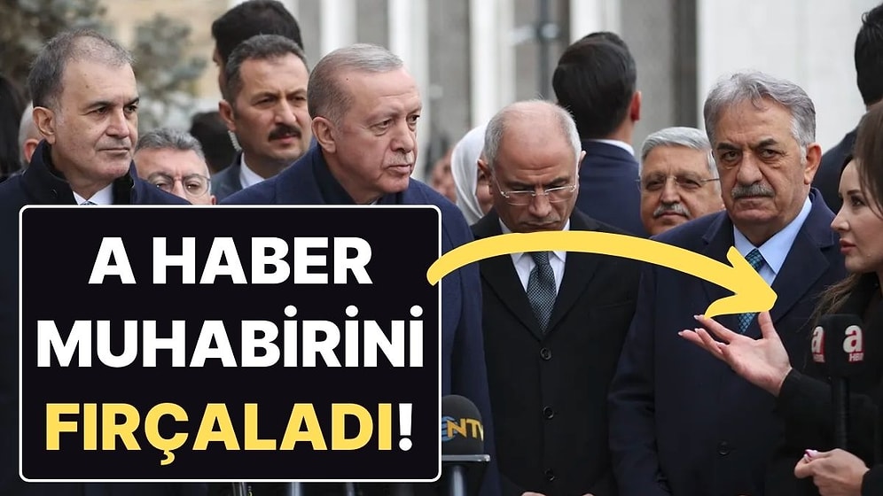 Cumhurbaşkanı Erdoğan A Haber Muhabirini Fırçaladı: "Rüya Kendine Gel..."