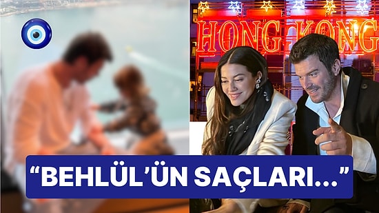 Ailece Hong Kong'a Uçtular: Kıvanç Tatlıtuğ'un Oğlu Kurt Efe'yle Pozu "Küçük Behlül" Dedirtti!