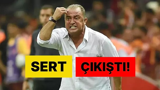 Gergin Anlar: Fatih Terim Gazeteciyi Azarladı: 'Soru mu Bu?'