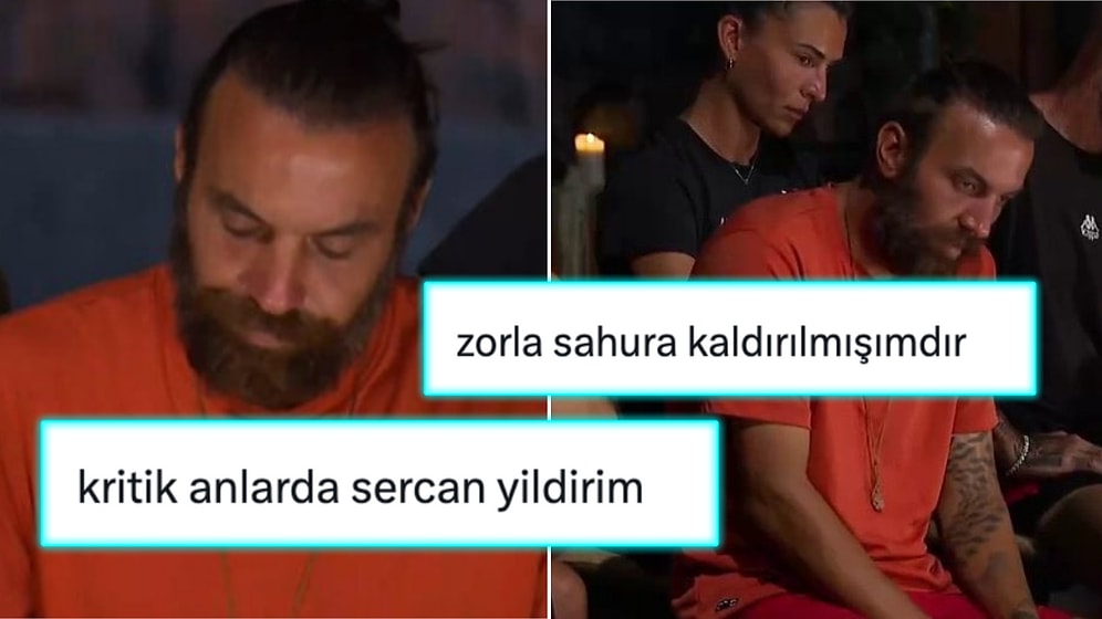 Survivor'daki Acil Durum Konseyinde Sercan'ın Uyuklaması Goygoy Malzemesi Oldu