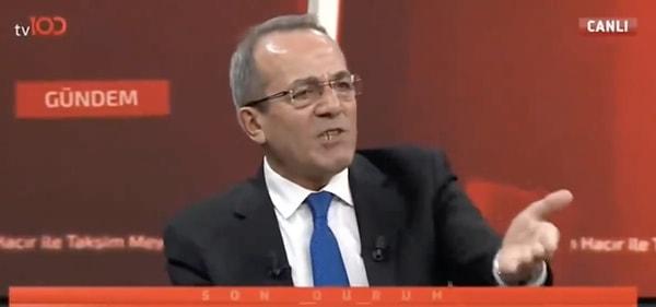 Şaban Sevinç canlı yayında, "Aykan Erdemir CHP’den milletvekili oldu, oldu da ne oldu si*tir oldu gitti işte” ifadelerini kullandı.