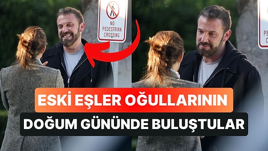 Onu Hiç Bu Kadar Mutlu Görmediniz! Ben Affleck Eski Eşi Jennifer Garner'la Buluşunca Ağzı Kulaklarına Vardı!