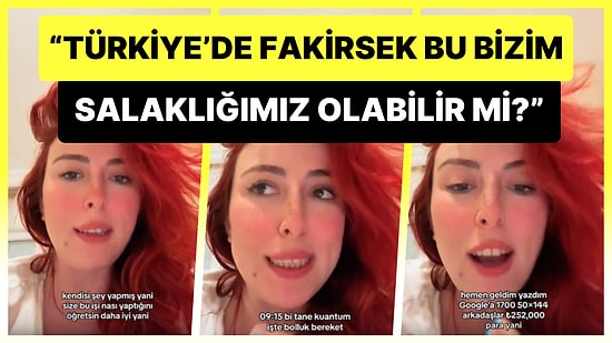 'Türkiye'de Fakirsek Bu Bizim Salaklığımız Olabilir mi?' Diye Soran Kadın Gündem Oldu