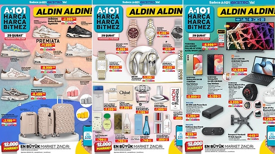 A101'e Michael Kors ve Fossil Saatler Geliyor! 29 Şubat 2024 A101 İnternete Özel Aldın Aldın Kataloğu