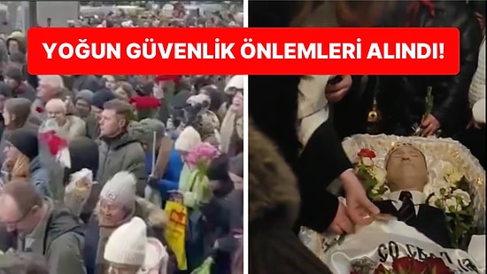 Metrelerce Kuyruk Oluştu! Hapishanede Hayatını Kaybeden Aleksey Navalny'nin Cenaze Töreni Gerçekleşti