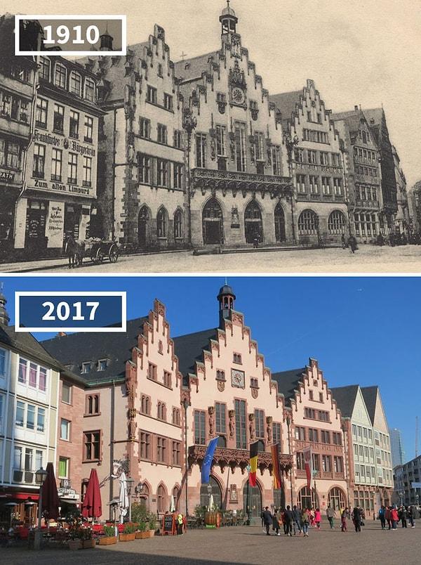 5. Römerberg, Frankfurt, Almanya, 1910 - 2017.