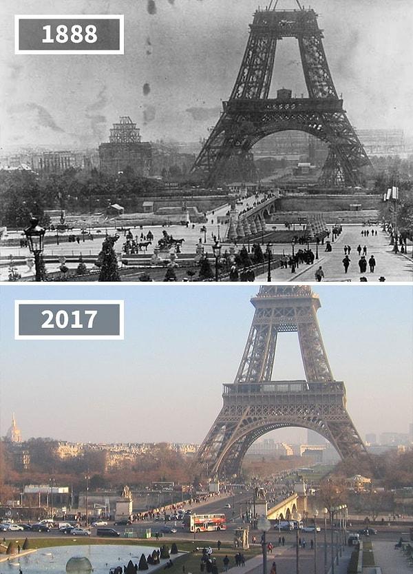 14. Eyfel Kulesi, Paris, Fransa, 1888 - 2017.