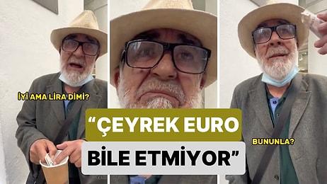 Yunanistan'da Bir Dilenci Kendisine Verilen Türk Lirasını "Çeyrek Euro Bile Etmiyor" Diyerek Geri Çevirdi