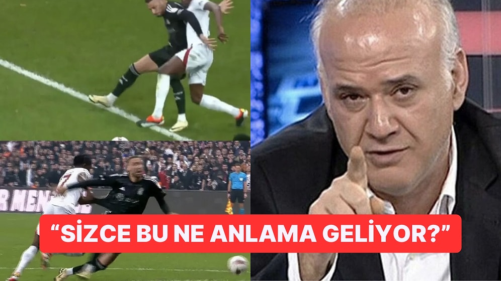 Beşiktaş'ın Penaltı Beklediği Pozisyona Ahmet Çakar'dan Bomba Yorum Geldi!