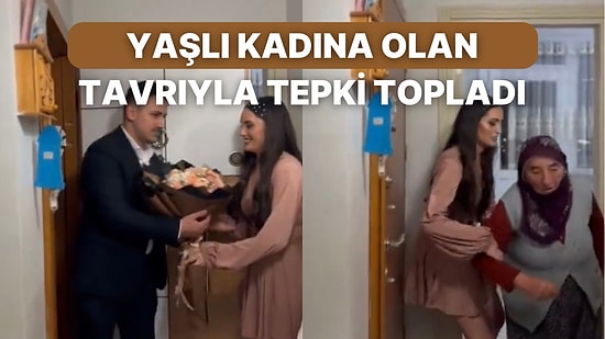 İsteme Törenindeki Heyecanıyla Arkasında Olan Kadını ‘Çekiştiren’ Gelin Sosyal Medyada Eleştiri Topladı