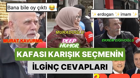 İkincisi Geldi! Kafası Karışık Seçmenin "Kime Oy Vereceksiniz?" Sorusuna Verdiği Birbirinden İlginç Yanıtlar