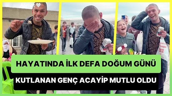 Tüm Mahalleyi Toplayıp Ahmet'in Hayatında İlk Defa Doğum Gününü Kutlayan Güzel İnsan