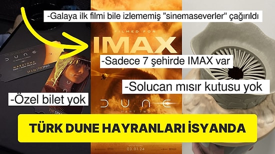 Dune Serisinin Türk Hayranları Filmin Gösterimine Çağrılan Ünlülerden Biletlere Kadar Yaşananlara İtiraz Etti