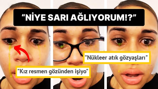 Bir Tiktok Kullanıcısının Fosforlu Kalem Mürekkebi Misali Akıttığı Sapsarı Gözyaşları Viral Oldu