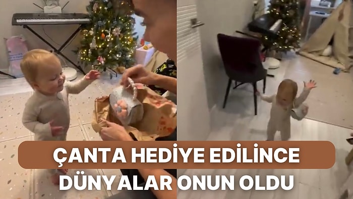 Ailesi Çanta Hediye Alınca Bir Anda Dünyanın En Mutlu Çocuğu Olan Tatlı Kızın Tepkilerine Bayılacaksınız