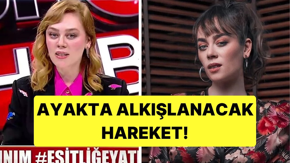 Demet Evgar'dan Kadınlar Günü İçin Ayakta Alkışlanacak Hareket!