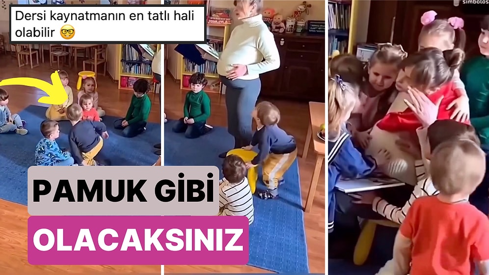 Hamile Öğretmenlerinin Yorulduğunu Fark Eden Öğrencilerin Duyarlılıkları Kalbinizi Pamuk Gibi Yapacak
