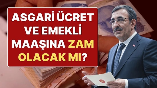 Cumhurbaşkanı Yardımcısı Cevdet Yılmaz Açıkladı: Asgari Ücret ve Emekli Maaşına Zam Yapılacak mı?