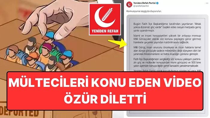Yeniden Refah Partisi İstanbul Adaylarından Halit Özkarataşlıoğlu'nun Mülteci Videosu İçin Özür Mesajı Geldi