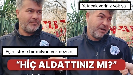 Bir Vatandaşın Sokak Röportajında “Hiç Aldattınız mı” Sorusuna Verdiği Yanıtlar Sosyal Medyada Tepki Topladı
