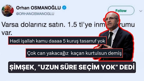 Mehmet Şimşek'in Ekonomik Program Paylaşımına Yapılan Yorumlar Bir Durup Düşündürecek Cinsten Oldu