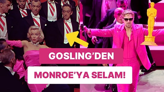 "I'm Just Ken" Oscar Performansıyla İzleyenleri Büyüleyen Ryan Gosling Marilyn Monroe'dan mı Esinlenmiş?