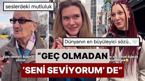 İnsanlardan Bir Sevdiklerini Arayıp "Seni Seviyorum" Demeleri İstendi ve Kalbe Dokunan Anlar Yaşandı